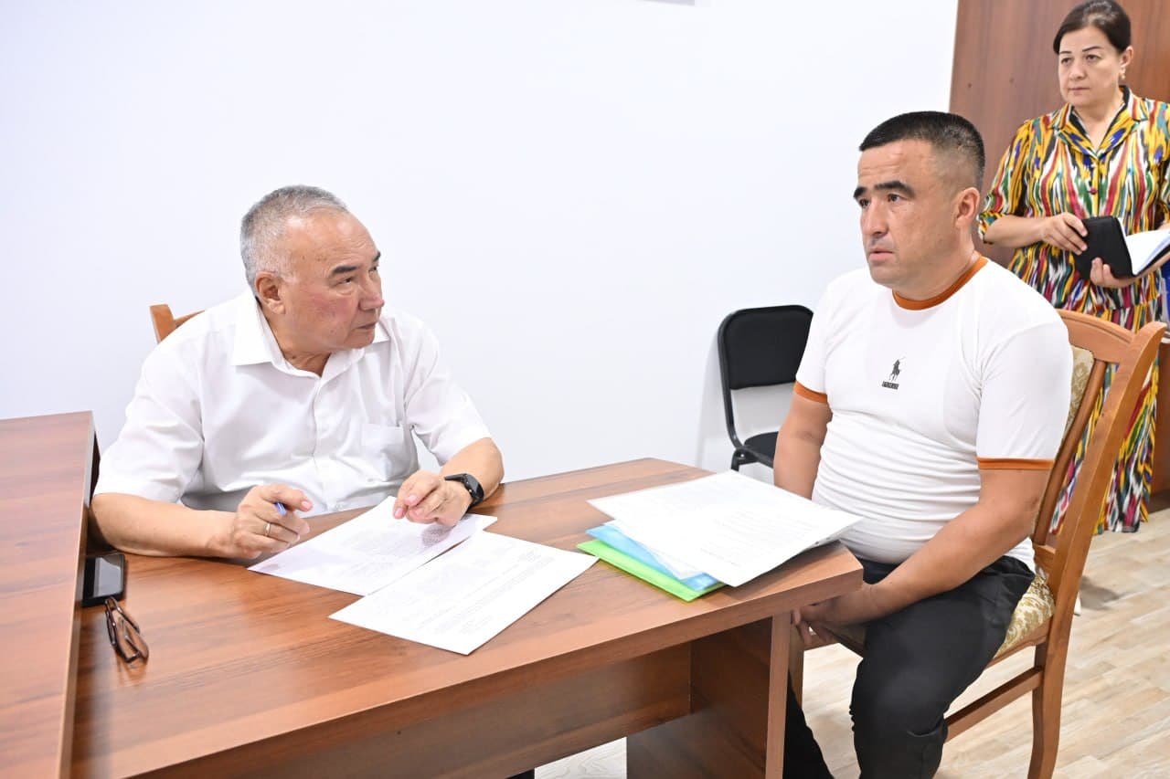 Bugun viloyat Xalq qabulxonasida viloyat hokimi Jo‘rabek Raximovning shaxsiy qabuli o‘tkazildi.