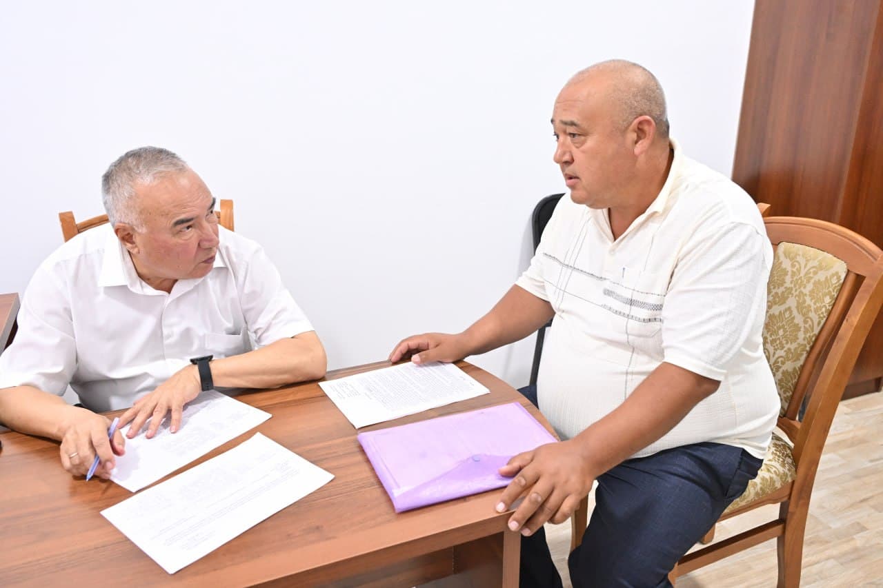 Bugun viloyat Xalq qabulxonasida viloyat hokimi Jo‘rabek Raximovning shaxsiy qabuli o‘tkazildi.