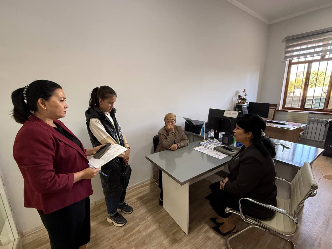 Viloyat Xalq qabulxonasida Xorazm viloyati hokimining o‘rinbosari, Oila va xotin-qizlar boshqarmasi boshlig‘i N.Qutlimuratovaning shaxsiy qabuli o‘tkazildi.