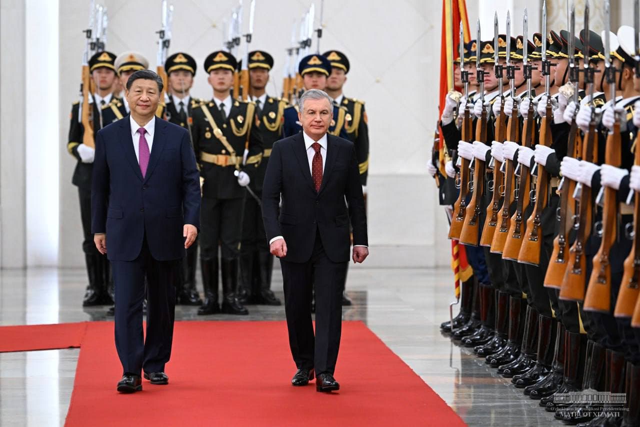 Ўзбекистон Президентини расмий кутиб олиш маросими бўлиб ўтди