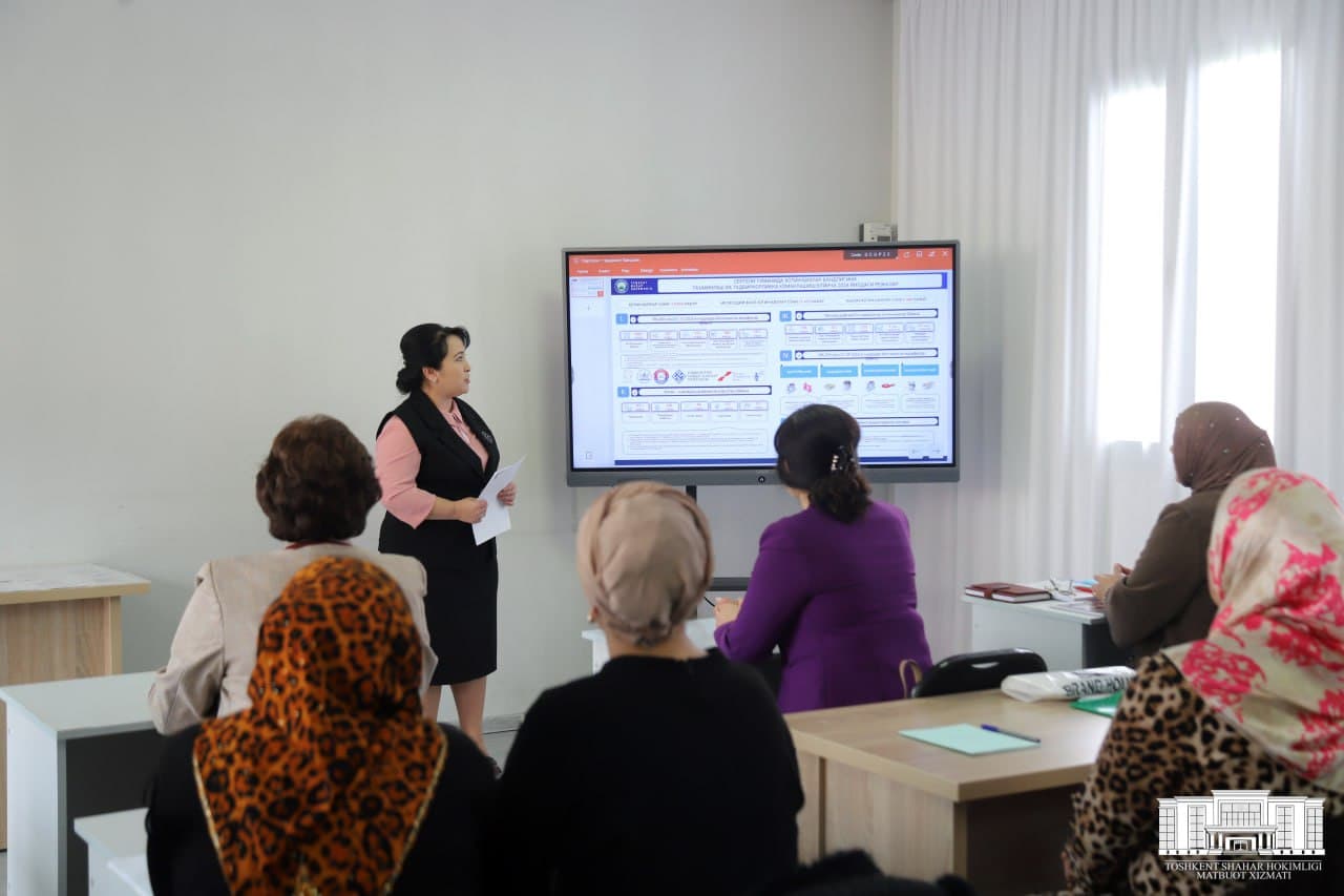 Sergeli tumanida xotin-qizlar bandligini ta’minlash, kasb-xunarga o‘qitish va tadbirkorlikni rivojlantirish borasida “Mehnatdan kelsa boylik - turmush bo‘lar chiroyli” shiori ostidagi seminar-treningi hamda “Xotin-qizlar bandligini ta’minlash va salomatli