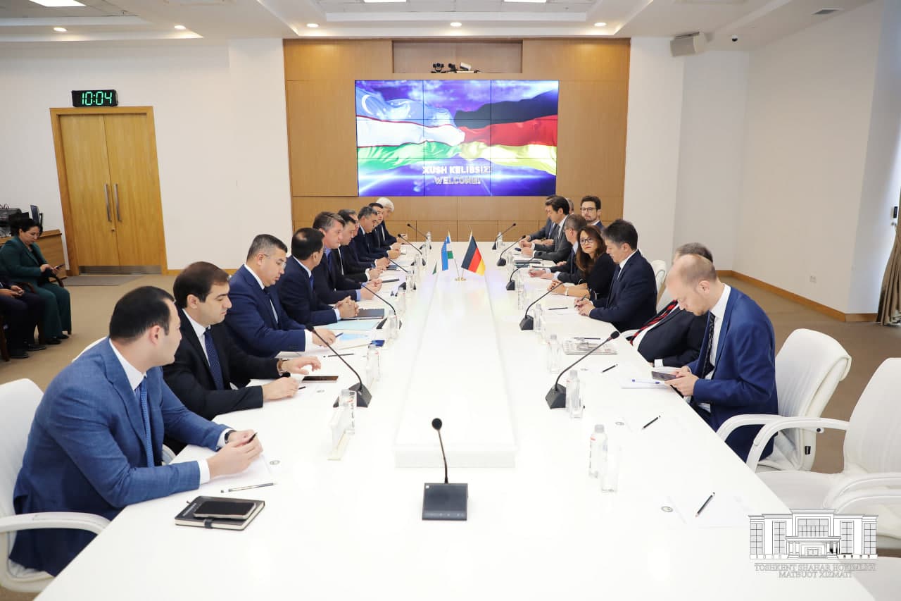 Шавкат Умурзаков встретился с делегацией Германии