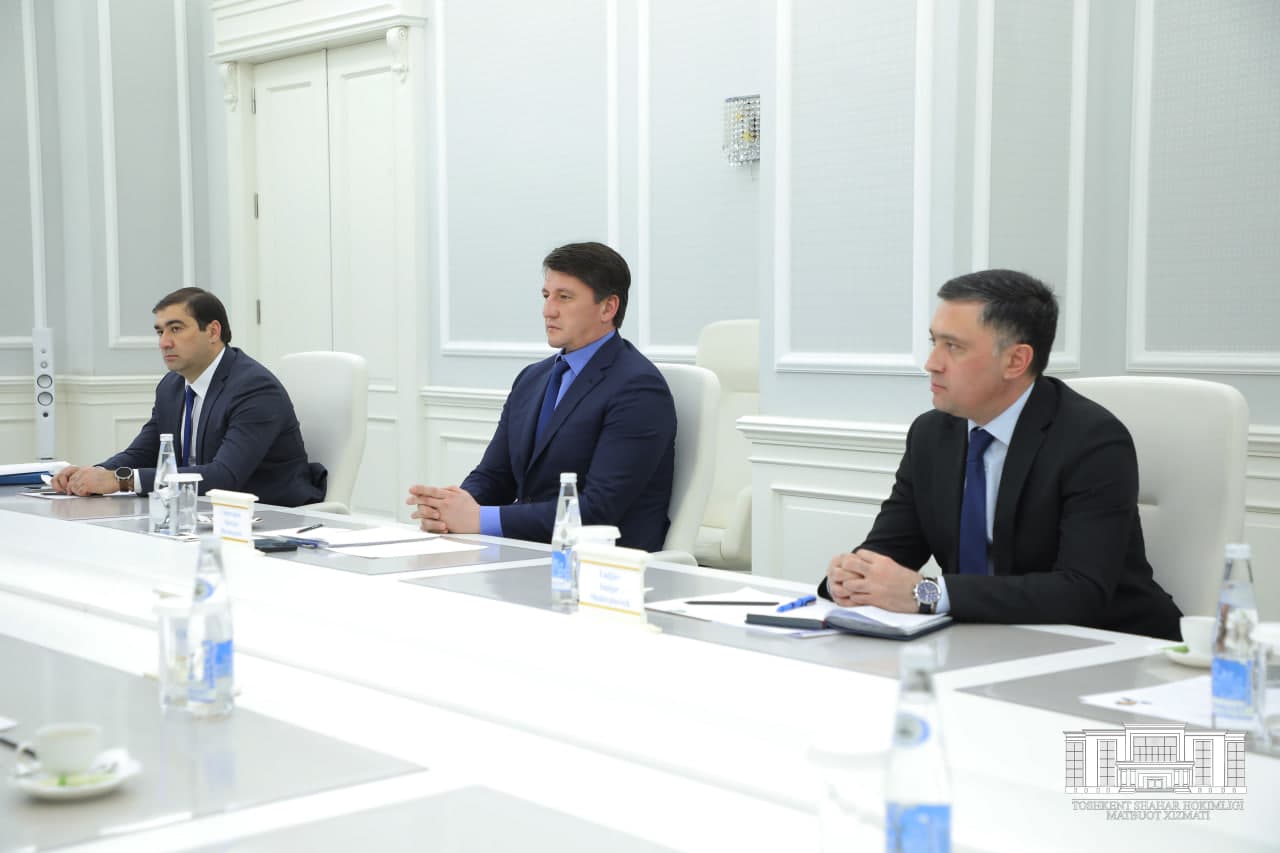 Состоялась встреча хокима Ташкента Шавката Умурзакова с Чрезвычайным и полномочным послом Республики Корея в Узбекистане господином Вон До Ёном