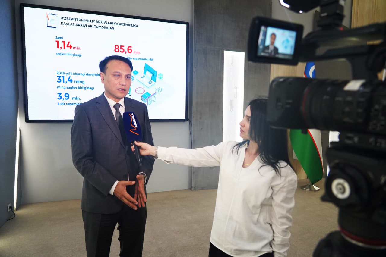 Joriy yil 29-aprel kuni Axborot va ommaviy kommunikatsiyalar agentligida “O‘zarxiv” agentligi tomonidan amalga oshirilayotgan ishlar” mavzusida matbuot anjumani o‘tkazildi.