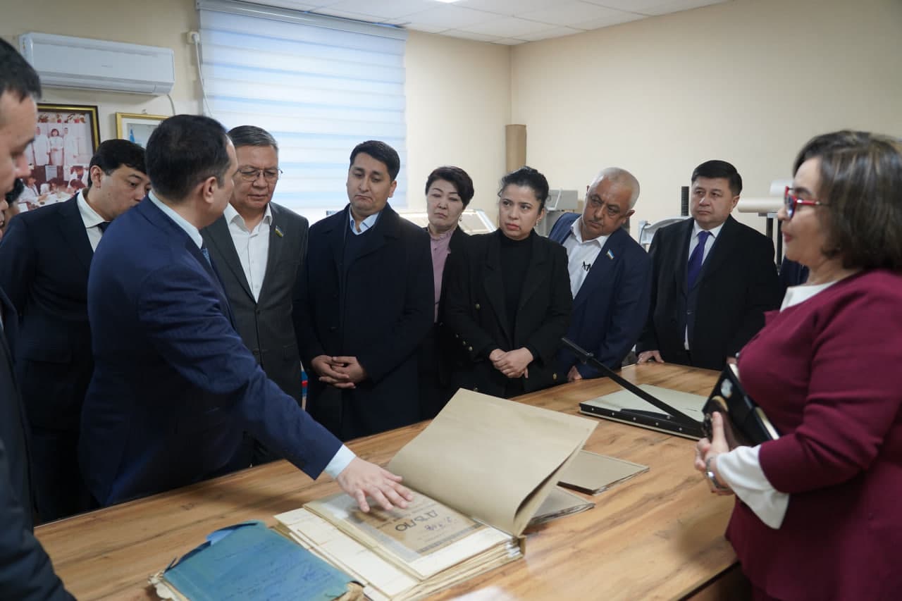 2026 йил 6 феврал куни Ўзбекистон Миллий архиви биносида Ўзбекистон Республикаси Олий Мажлиси Қонунчилик палатаси депутатлари иштирокида муҳим тадбир ташкил этилди