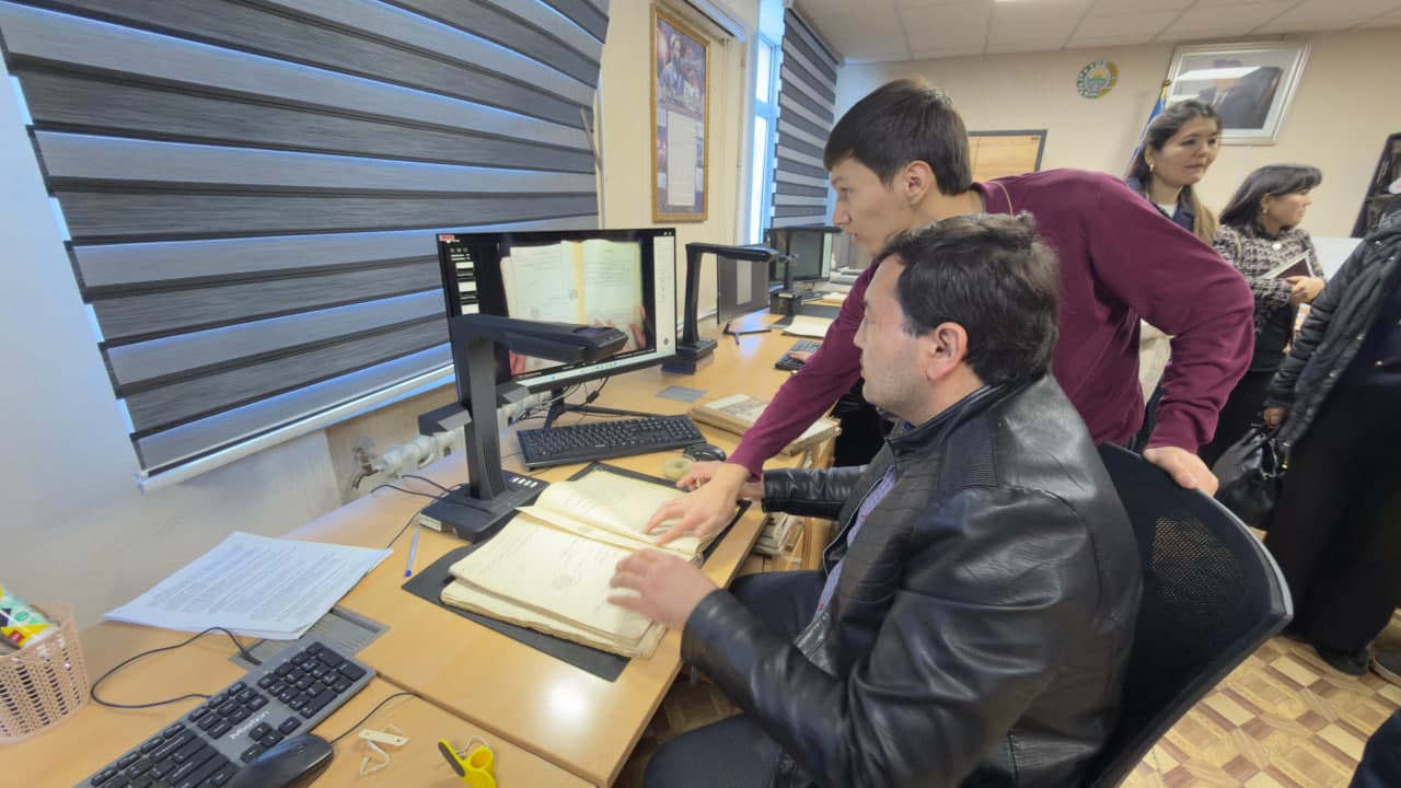 Ўзбекистон Миллий архивида Очиқ эшиклар куни ташкил этилди.