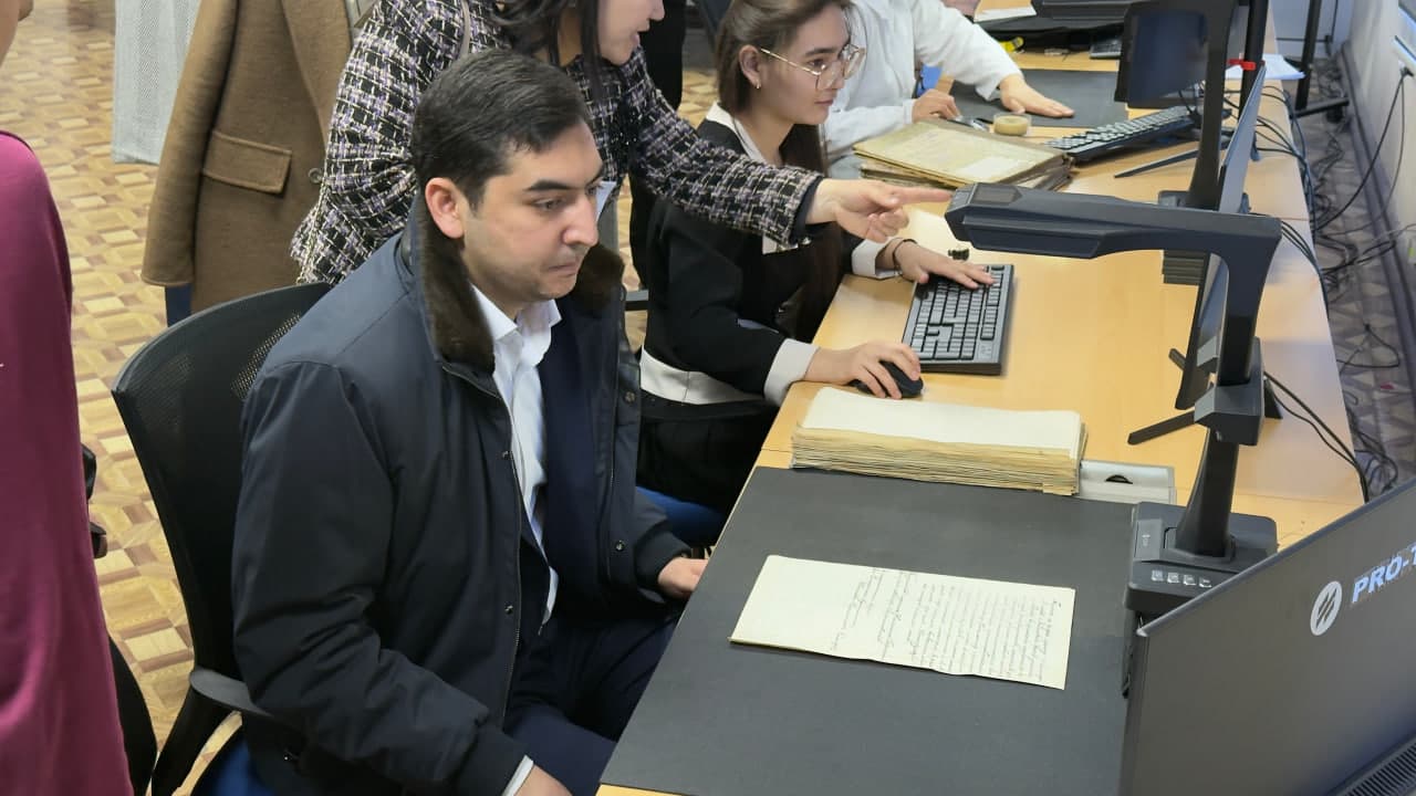 Ўзбекистон Миллий архивида Очиқ эшиклар куни ташкил этилди.