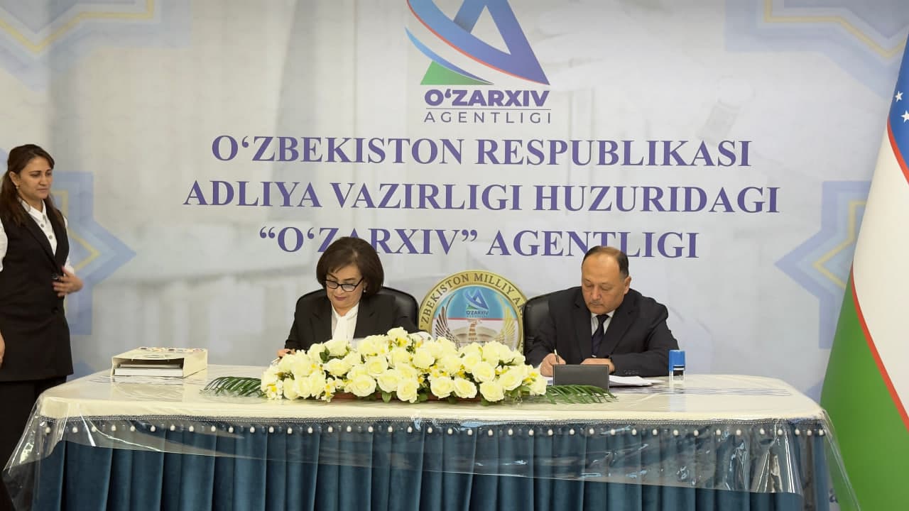 Ўзбекистон Республикаси Халқаро “Олтин мерос” хайрия жамоат фонди ҳамда Ўзбекистон Миллий архиви ўртасида ўзаро ҳамкорлик меморандуми имзоланди.