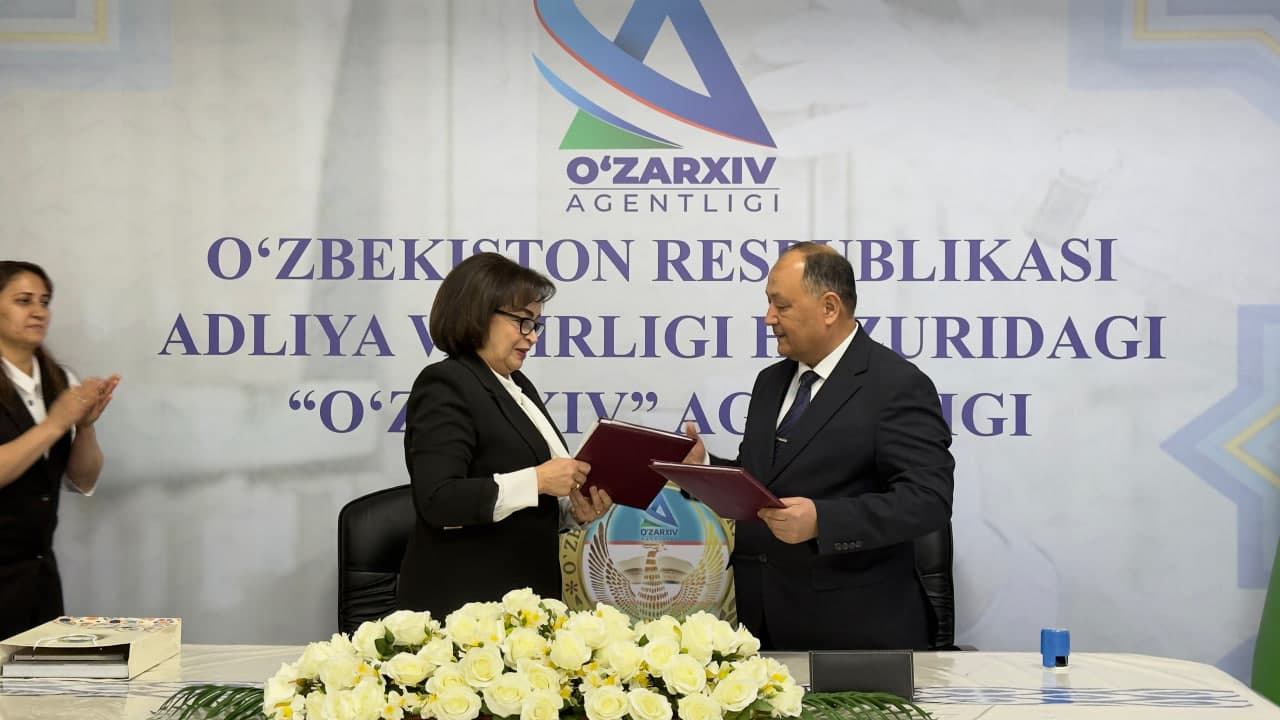 Ўзбекистон Республикаси Халқаро “Олтин мерос” хайрия жамоат фонди ҳамда Ўзбекистон Миллий архиви ўртасида ўзаро ҳамкорлик меморандуми имзоланди.