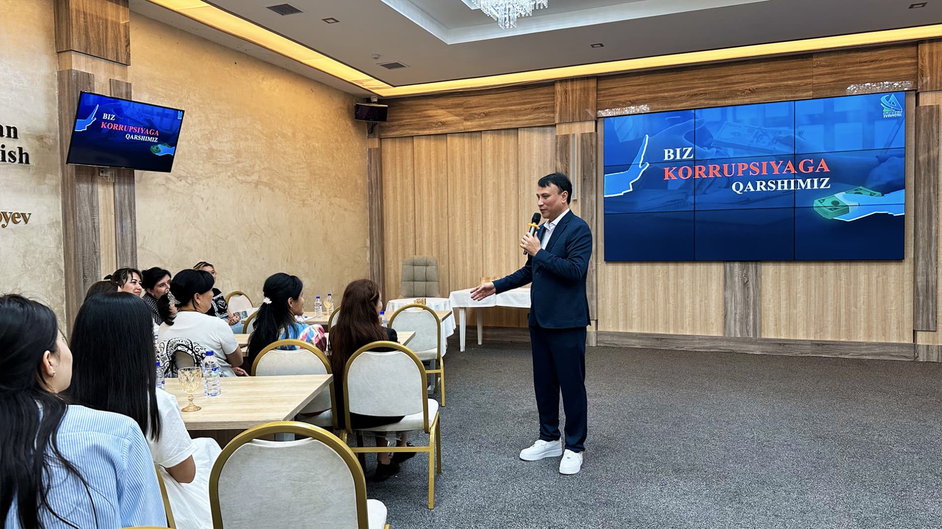 «Ўзархив» агентлиги тизимидаги архив муассасаларида фаолият юритаётган хотин-қизлар иштирокида “Коррупцияга қарши биргаликда курашамиз” мавзусида семинар-тренинг ташкил этилди.