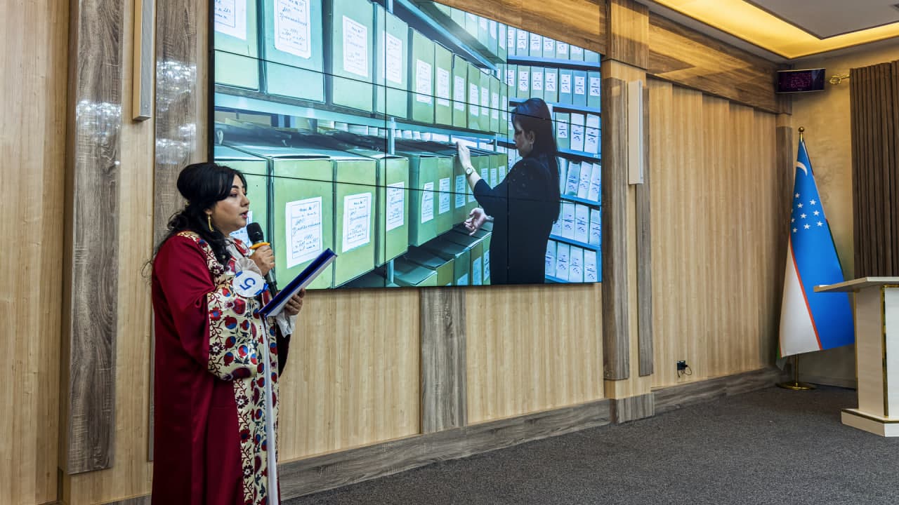 «Ўзархив» агентлиги тизимидаги архив муассасаларида фаолият юритаётган хотин-қизлар иштирокида “АРХИВ МАЛИКАЛАРИ-2026” Республика кўрик-танлови бўлиб ўтди