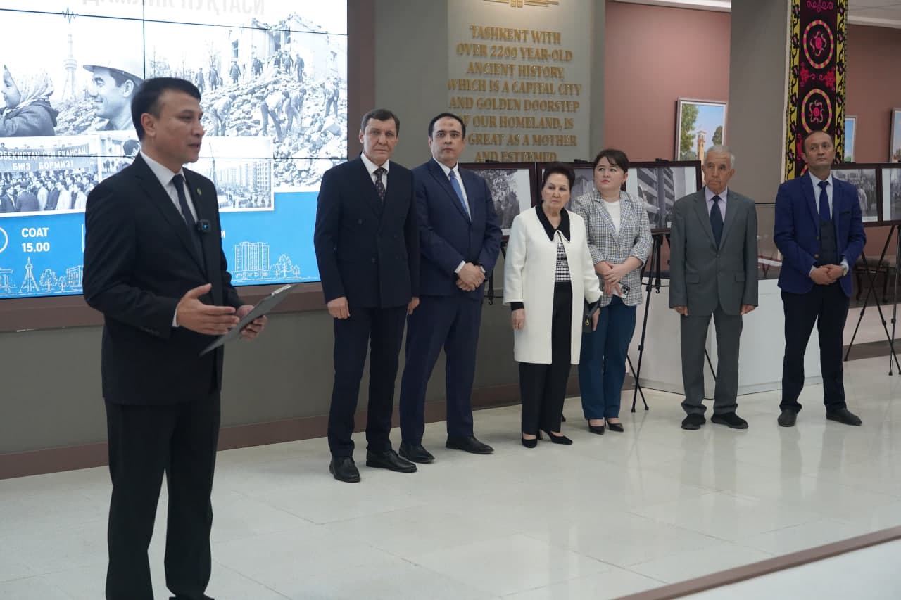 “Тошкент зилзиласи – халқлараро бирдамлик нуқтаси” мавзусида архив ҳужжатлари фотокўргазмаси ўтказилди