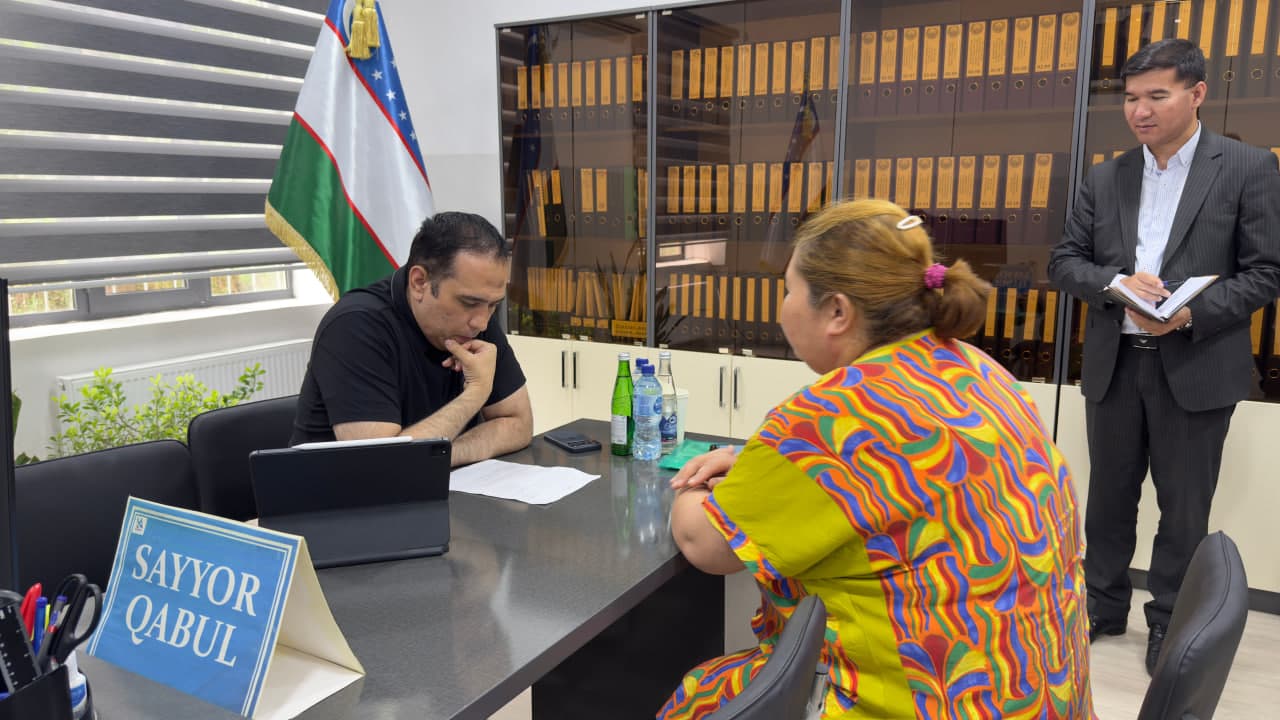 “O‘zarxiv” agentligi direktori Ulug‘bek Yusupov tomonidan Toshkent viloyat Olmaliq shahar davlat arxivida jismoniy va yuridik shaxslar ishtirokida sayyor qabul o‘tkazildi.