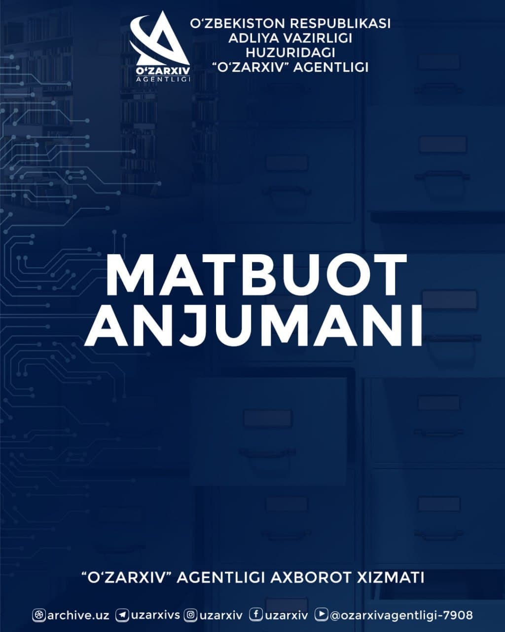ДИҚҚАТ ЭЪЛОН! 15 июль куни бўлиб ўтадиган матбуот анжуманига таклиф қиламиз.