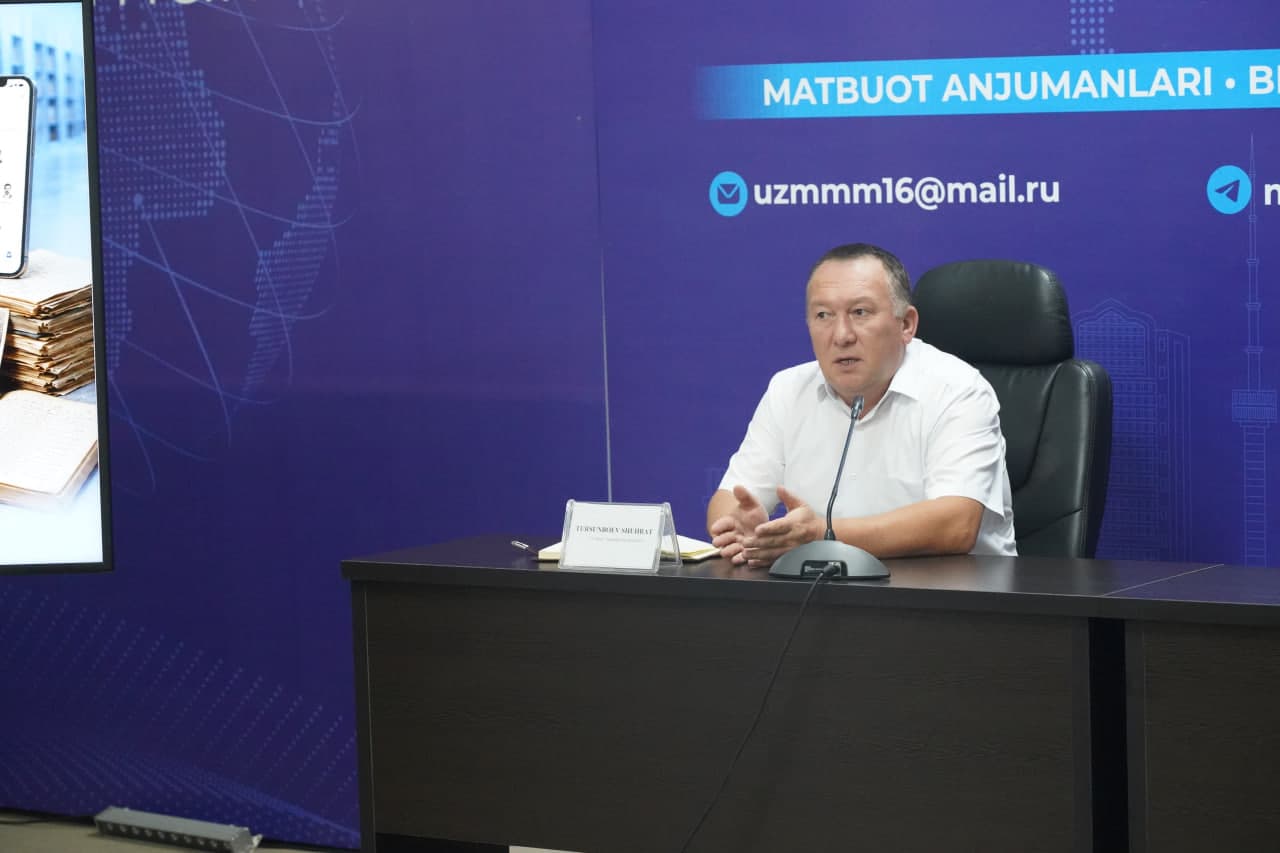 “2026-yilning birinchi yarim yilligida “O‘zarxiv” agentligi tomonidan amalga oshirilgan ishlar hamda arxiv sohasidagi muhim yangiliklar” mavzusida matbuot anjumani