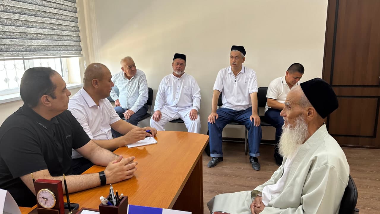 “O‘zarxiv” agentligi direktori U. Yusupov Surxondaryo viloyati Denov tuman davlat arxivida sayyor qabul o‘tkazildi