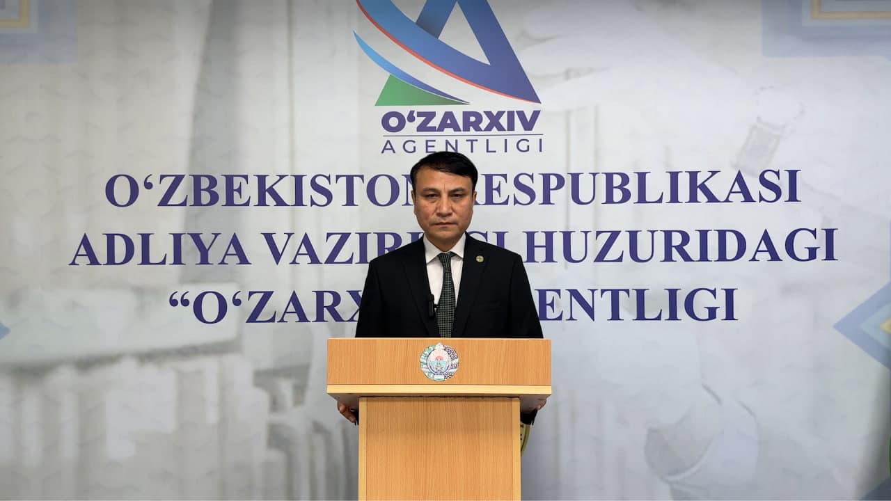 “O‘zarxiv” agentligida xalqaro aloqalarni mustahkamlash borasida amalga oshirilgan ishlar yuzasidan BRIFING