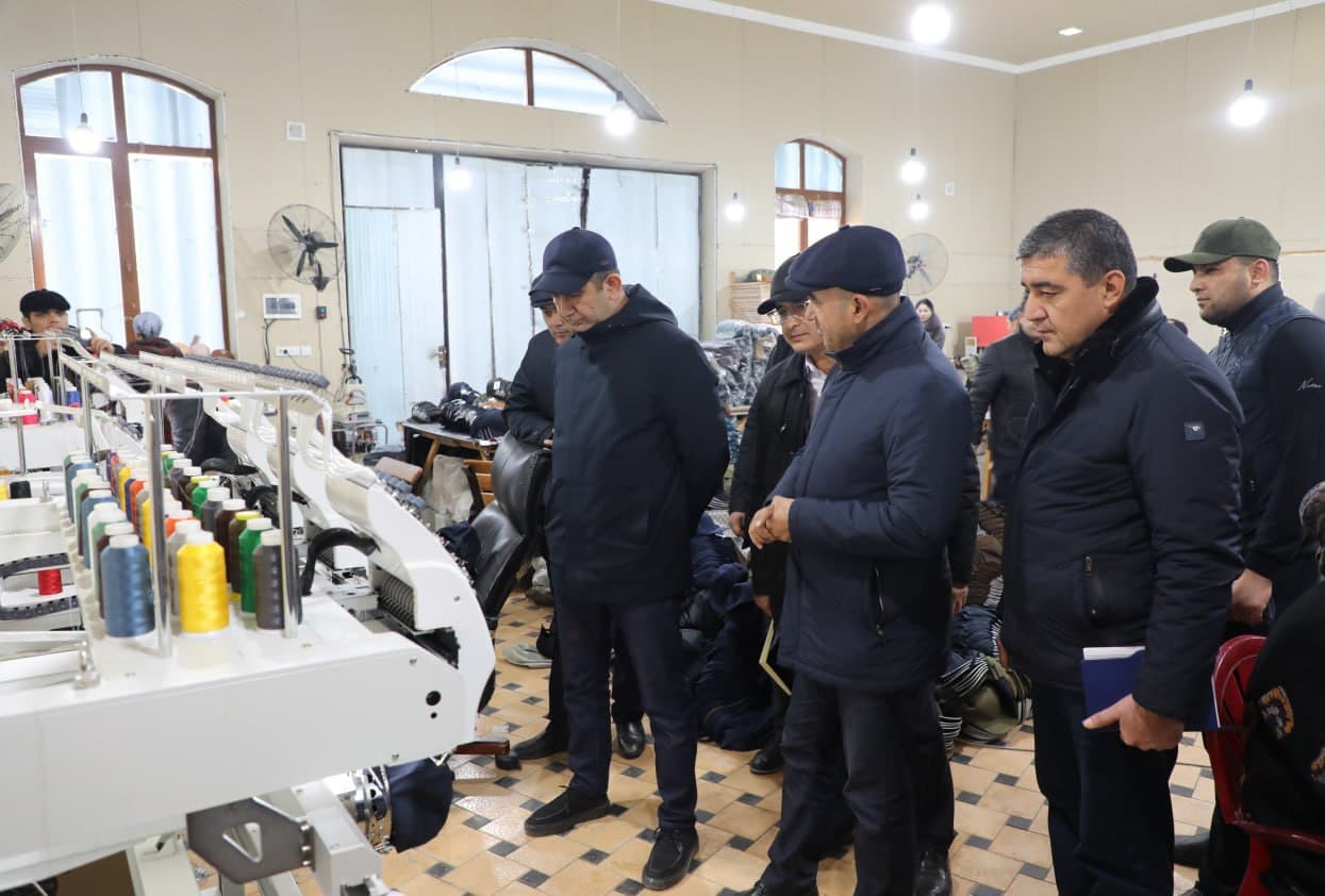 Камбағалликни қисқартириш ва бандлик вазири Ботир Захидов бошчилигидаги ишчи гуруҳ Қашқадарё вилоятида