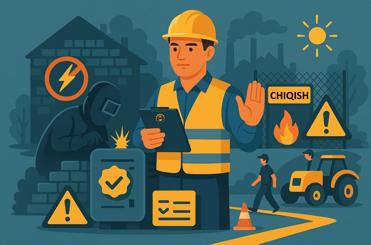 Ish joylariga qo‘yiladigan asosiy talablar