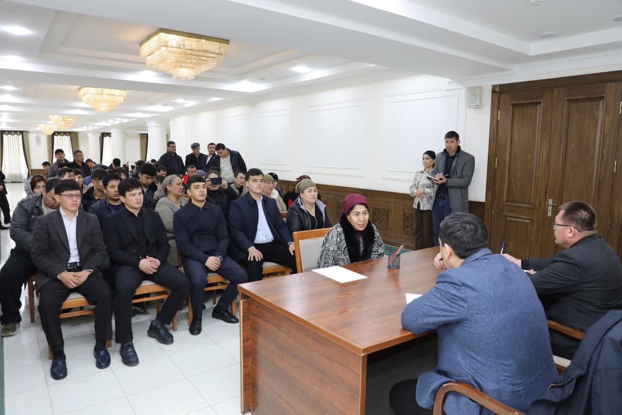 Surxondaryoda sayyor qabul o‘tkazildi