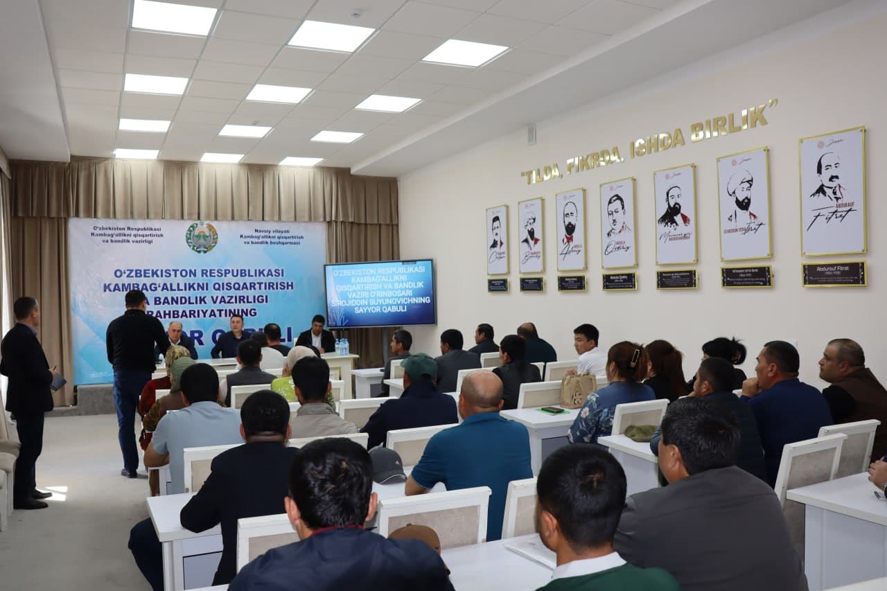 Hududlarda sayyor qabullar: Aholi murojaatlari va bandlik masalalari e’tibor markazida