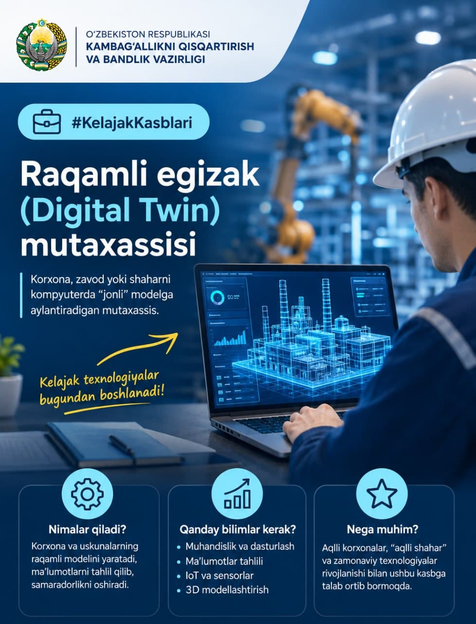 Raqamli egizak (Digital Twin) mutaxassisi