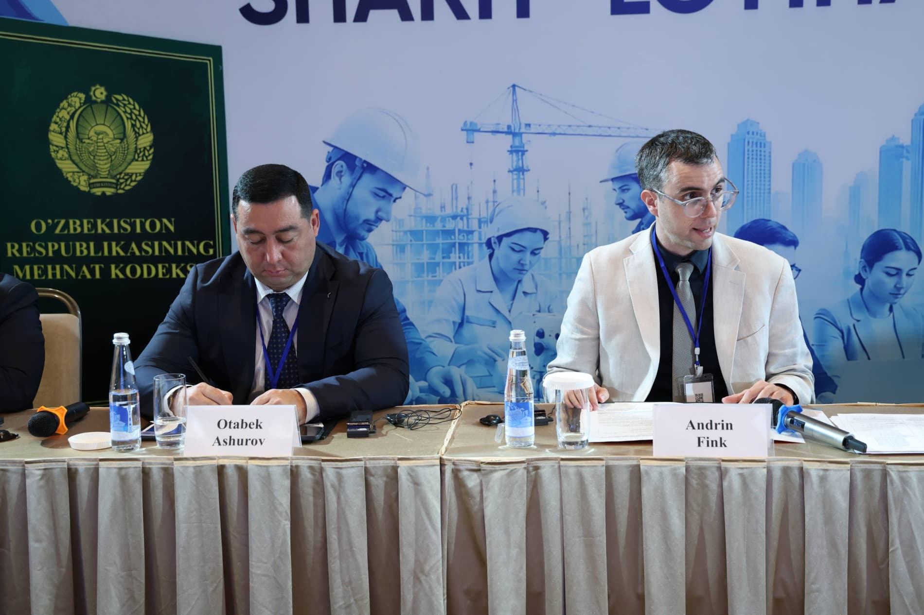 "Mehnat kodeksiga sharh" loyihasi taqdimoti
