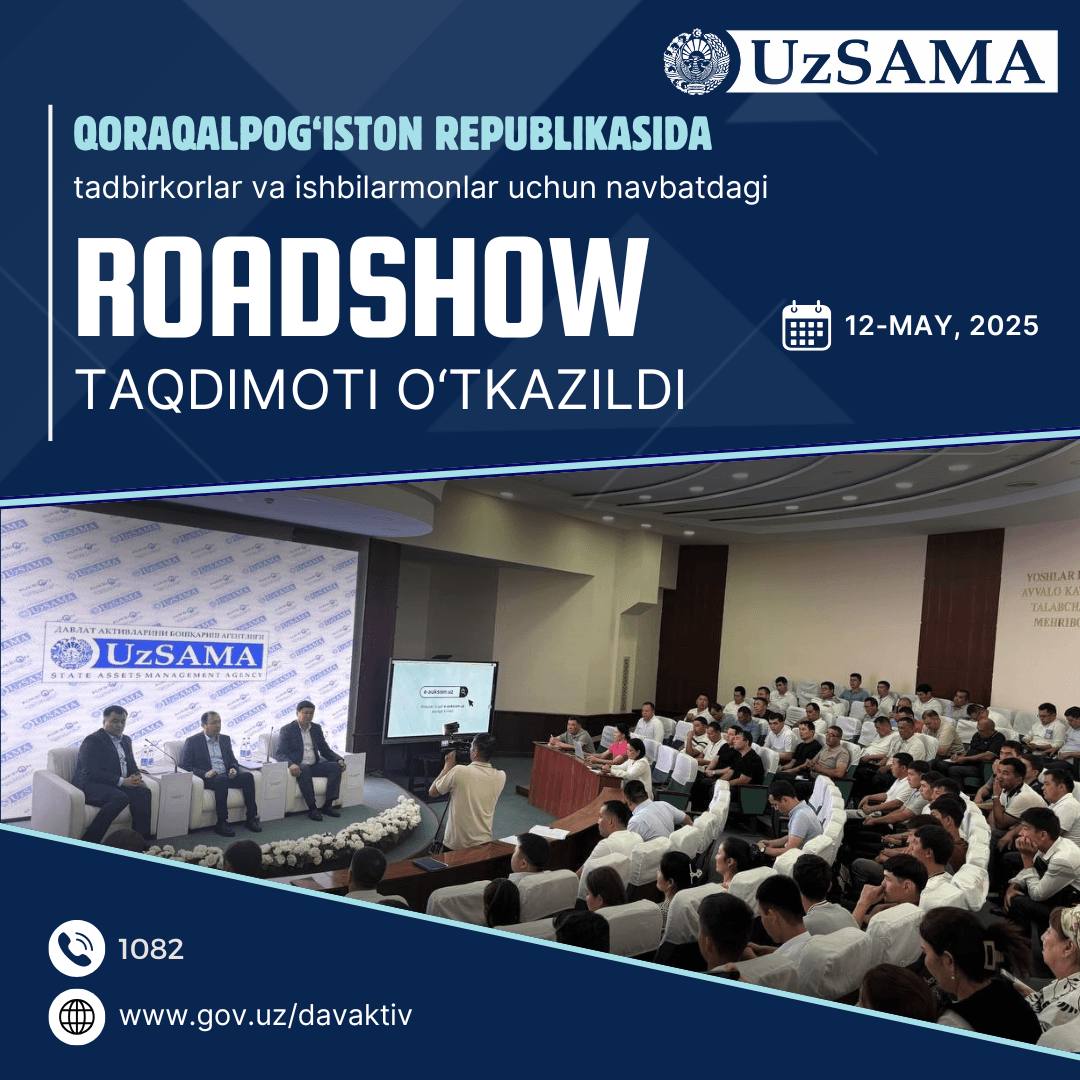 Regular Roadshow for entrepreneurs and businessman was held in Republic of Karakalpakstan
