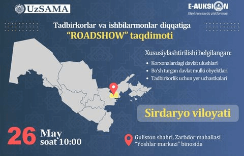 To the attention of Sirdarya region entrepreneurs and businessmen!