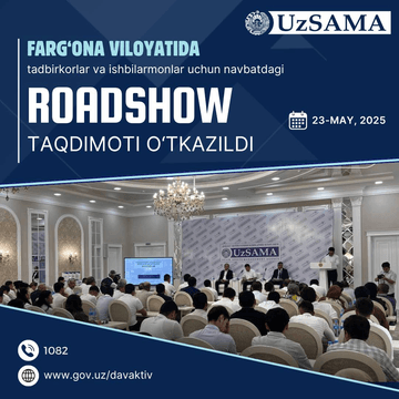 Regular Roadshow for entrepreneurs and businessman was held in Fergana region