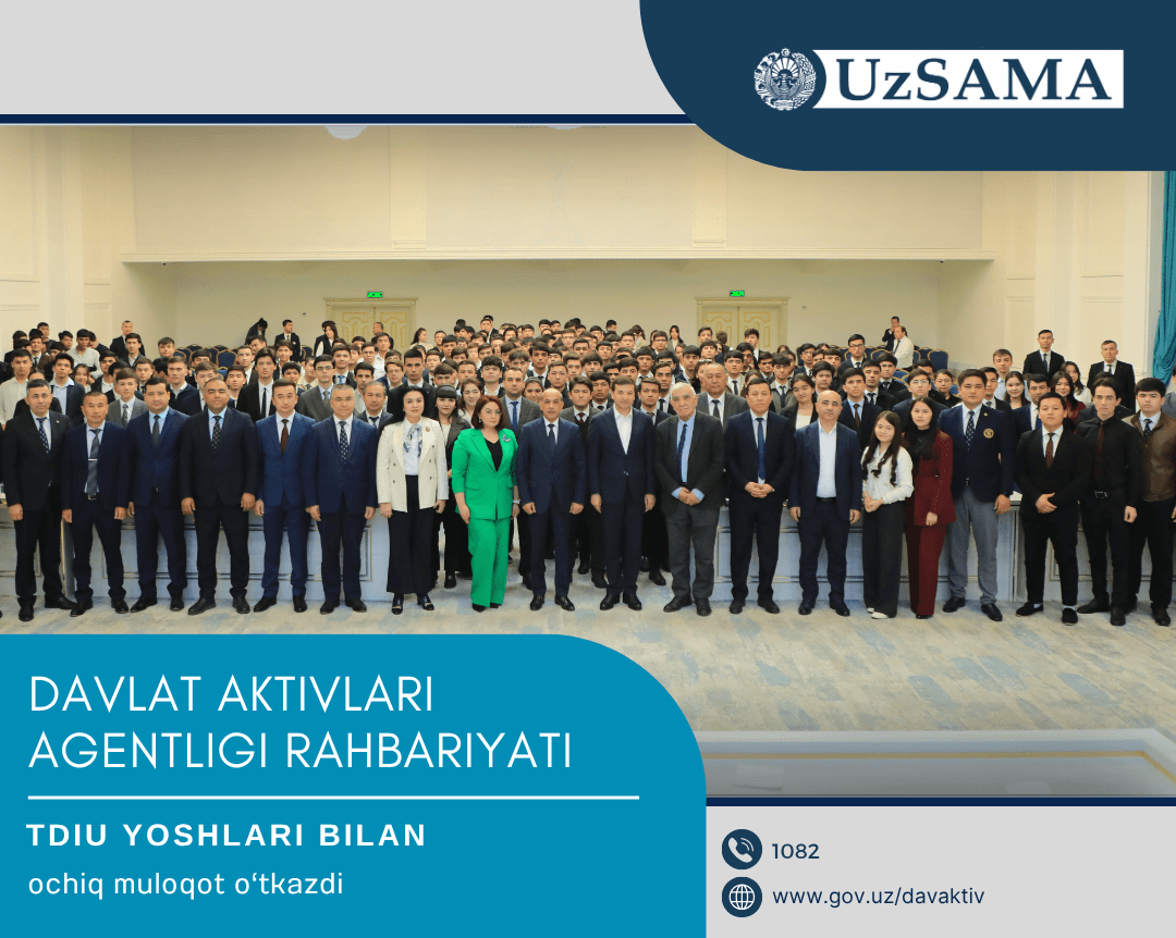 The leadership of the State Assets Management Agency held an open dialogue with youth of TSUE