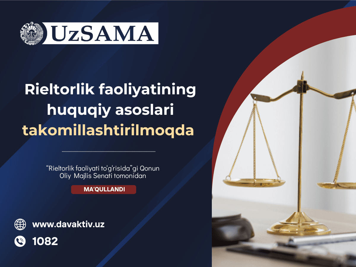 The legal framework for realtor activities is being improved