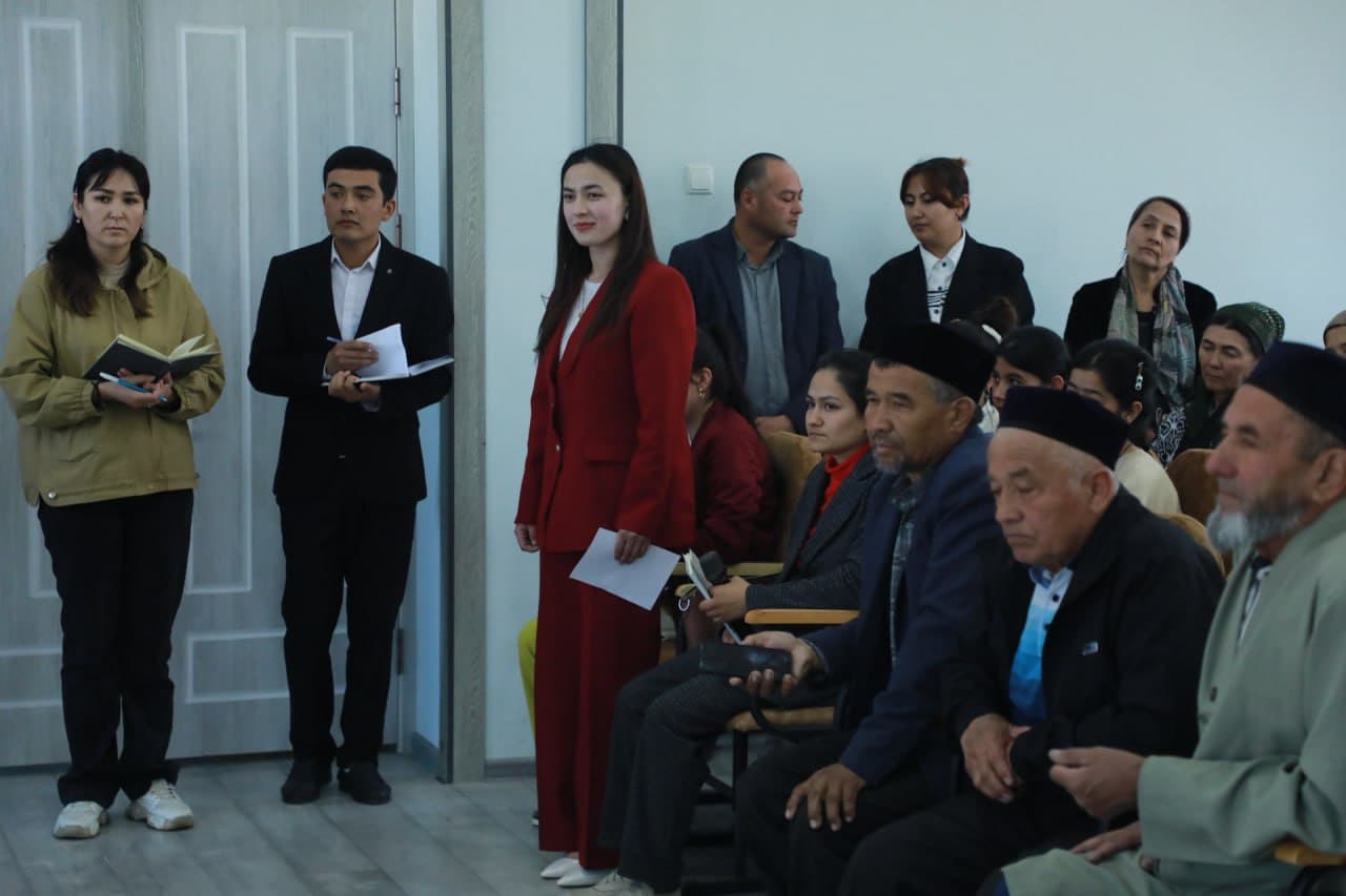 The Director of the Agency, Alisher Sa’dullayev, continues open dialogues with residents and youth.