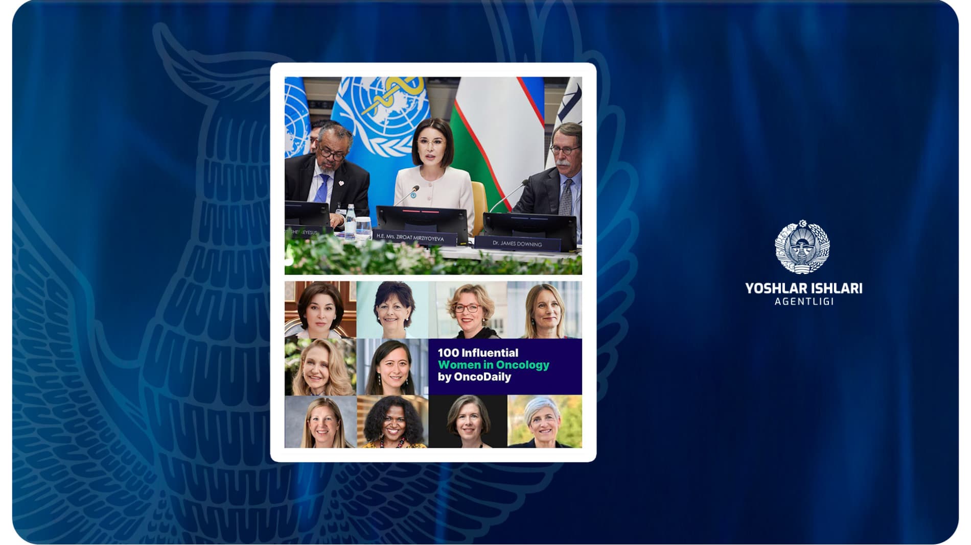 Onkologiya sohasidagi eng nufuzli 100 nafar ayol