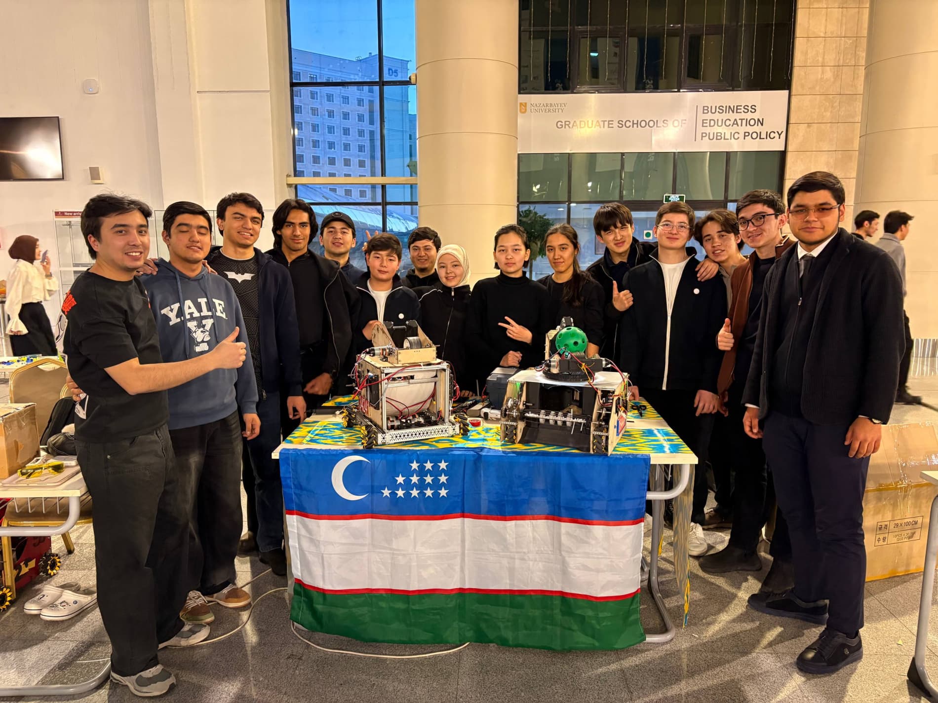 Young inventors from Uzbekistan triumphed in Astana!