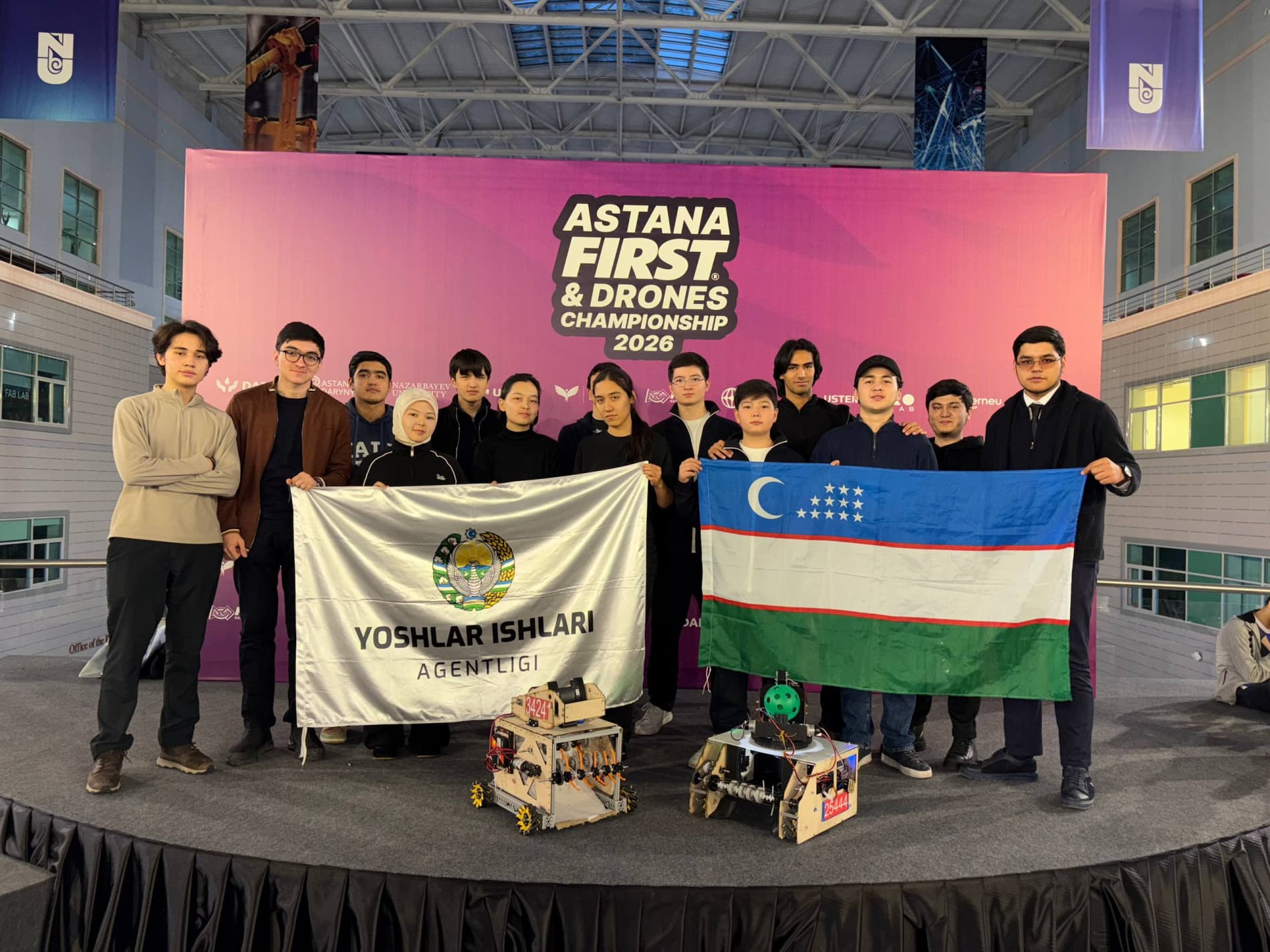 Young inventors from Uzbekistan triumphed in Astana!