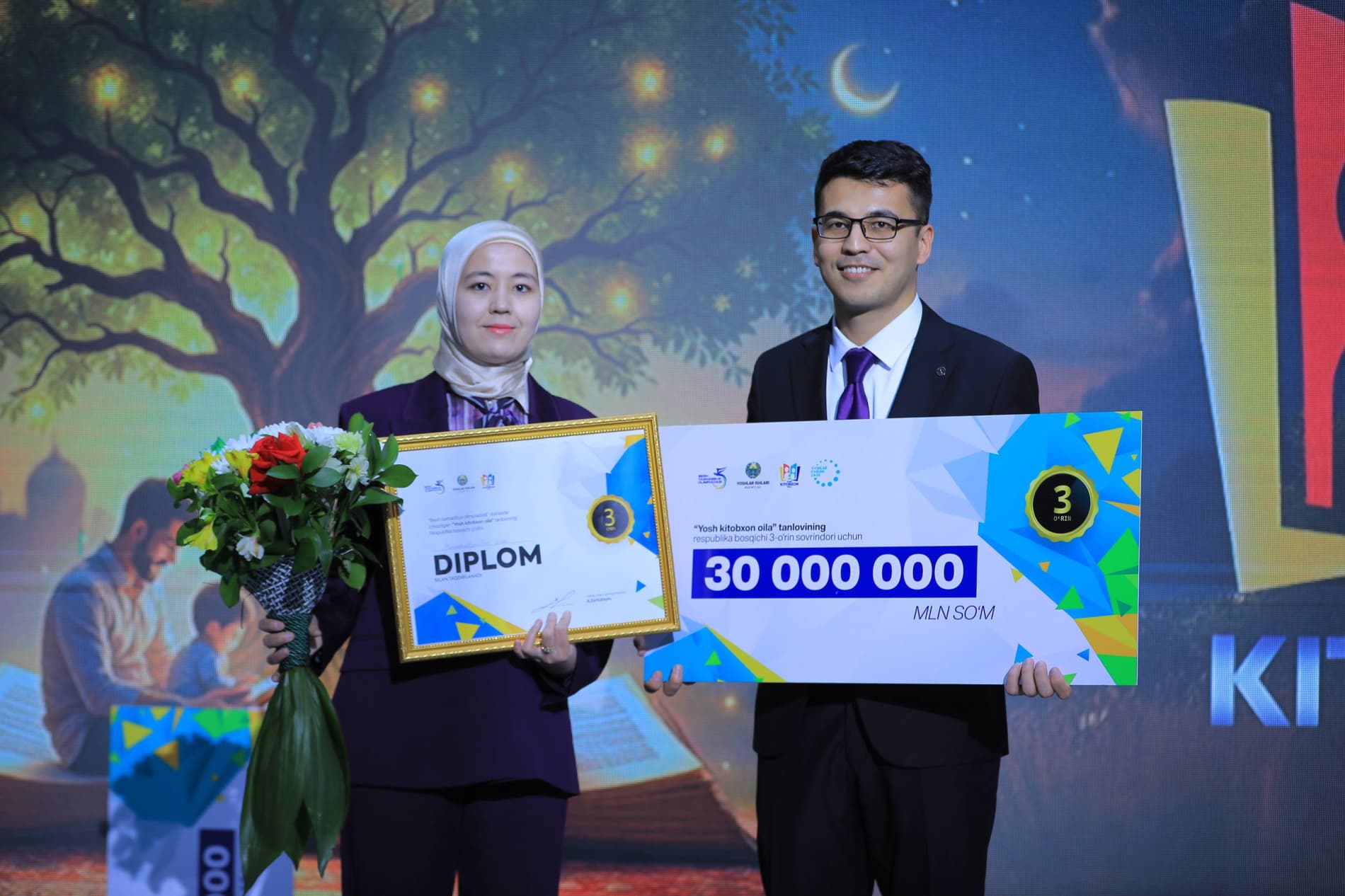 “Prezident sovg‘asi” o‘z egasini topdi: “Yosh kitobxon oila” tanlovi g‘oliblari aniqlandi!