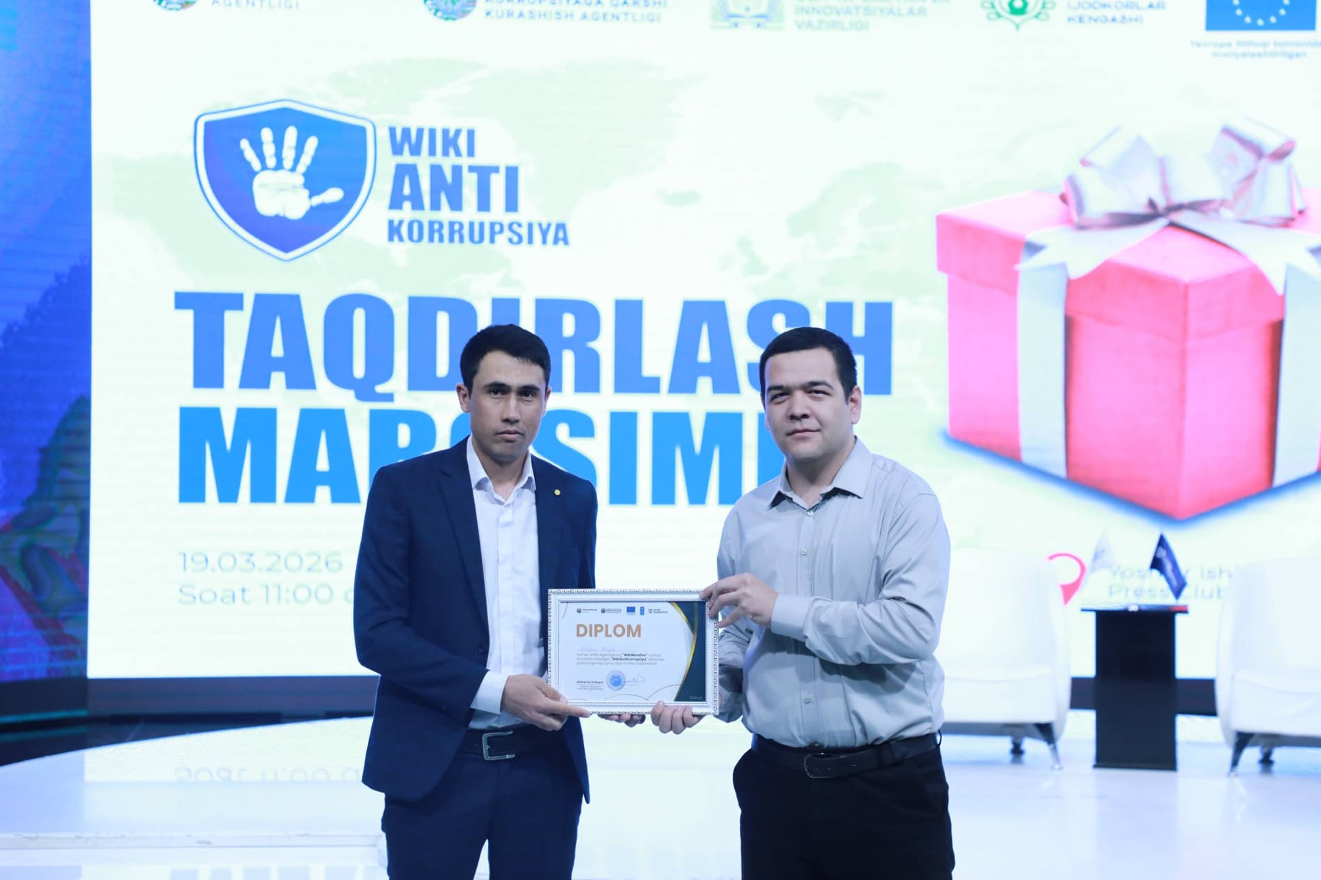 “WikiAntiKorrupsiya” tanlovi g‘oliblari taqdirlandi!