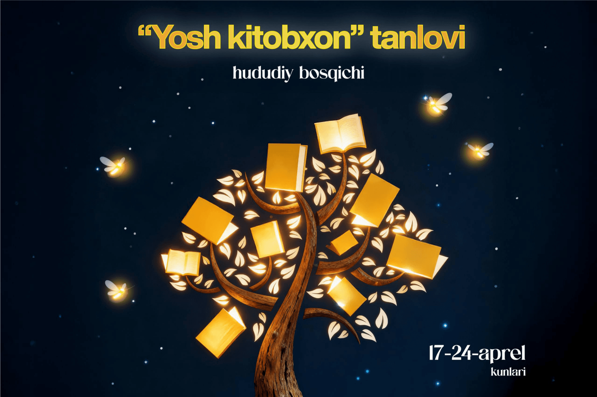 Diqqat, bilimdonlar: “Yosh kitobxon” tanlovining hududiy bosqichi boshlanmoqda!