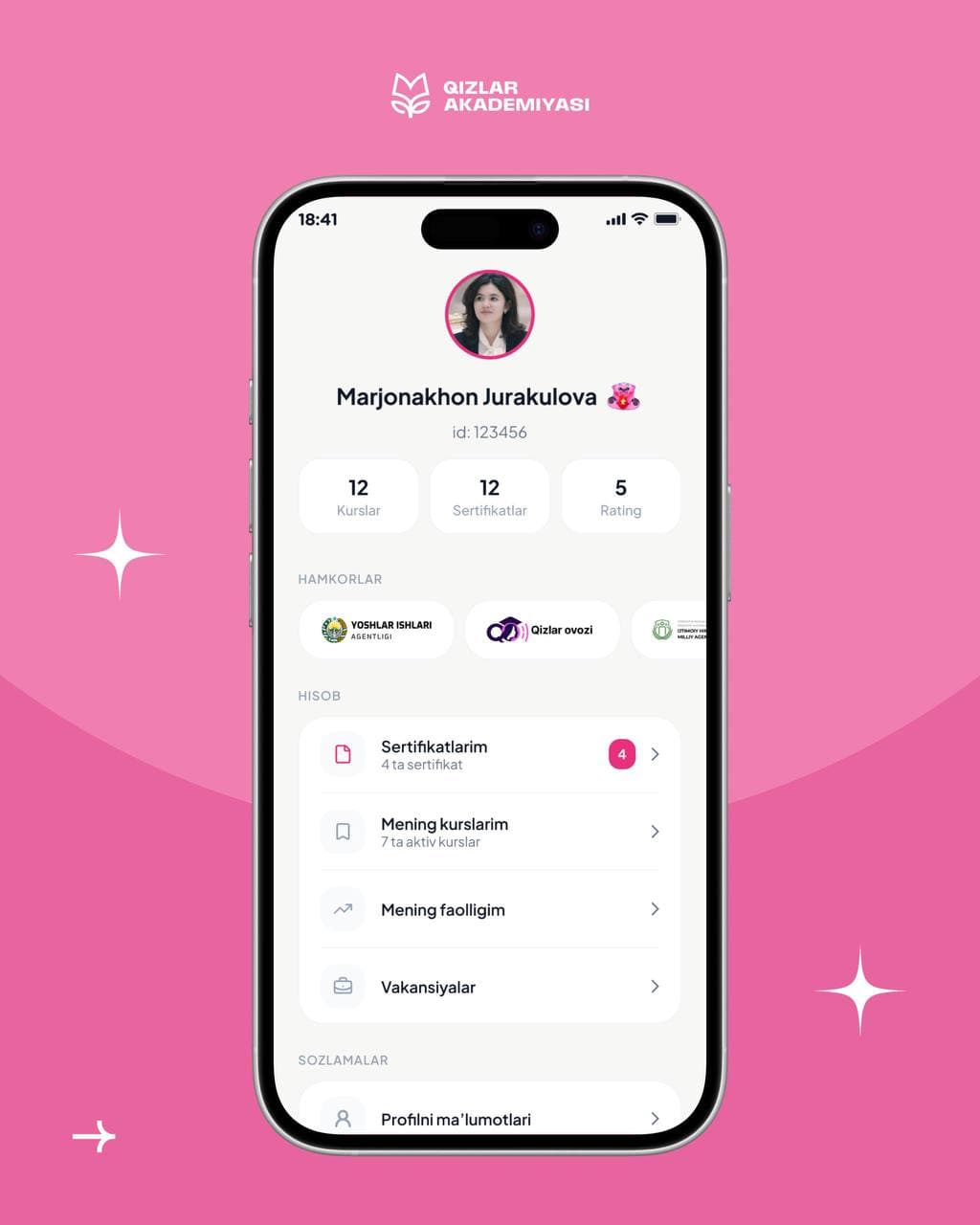 “Qizlar akademiyasi” ilovasining yangi versiyasi taqdim etildi!