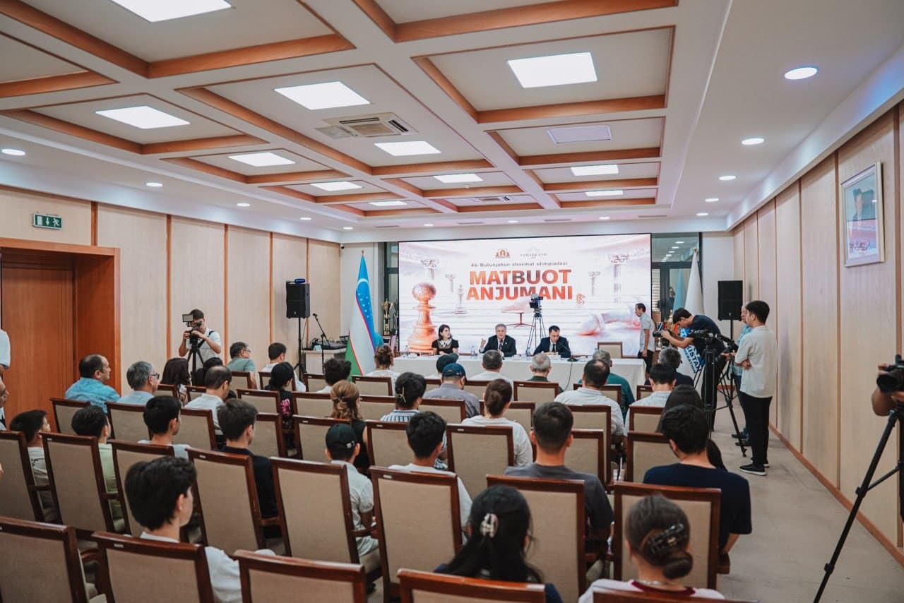 Press Conference Held on Upcoming Chess Competitions in Samarkand
