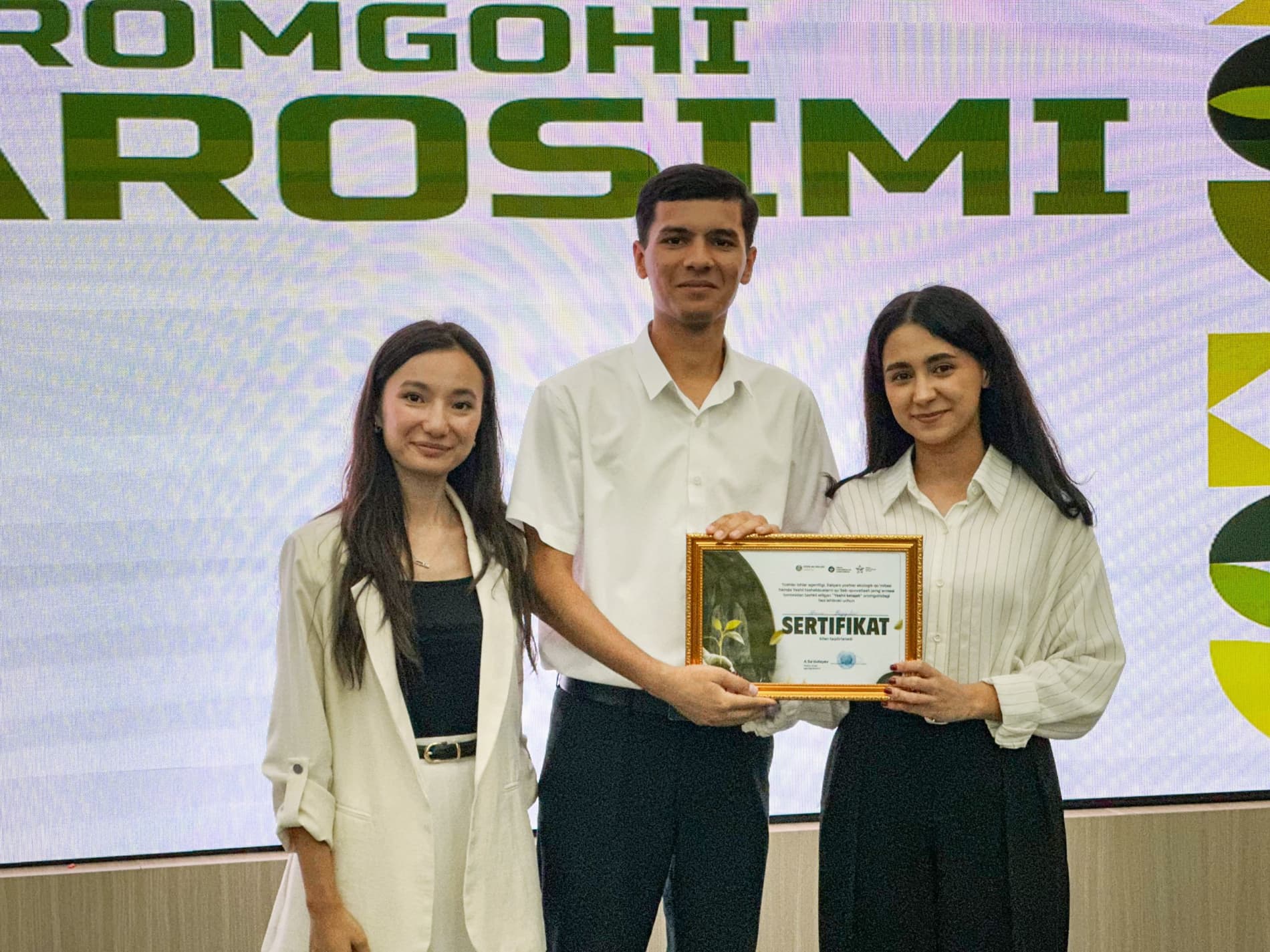 Yoshlarning ekologik tashabbuslarini rivojlantirishga qaratilgan “Yashil kelajak” oromgohi o‘tkazildi