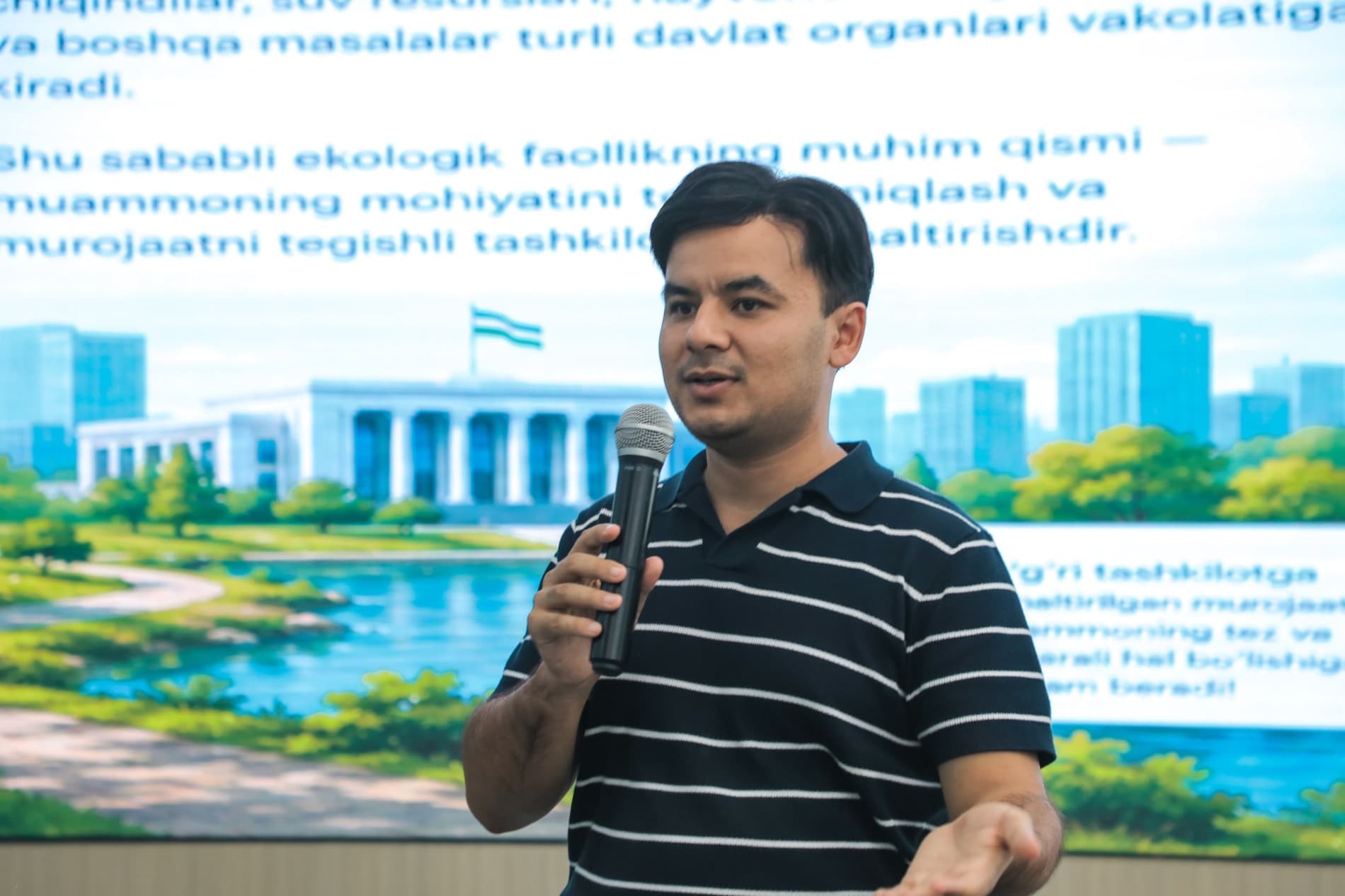 Yoshlarning ekologik tashabbuslarini rivojlantirishga qaratilgan “Yashil kelajak” oromgohi o‘tkazildi