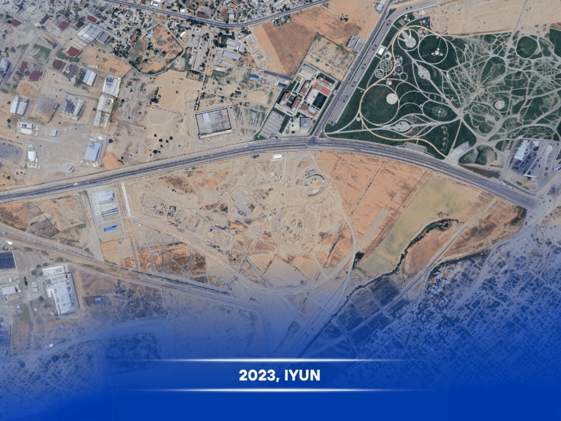 Олимпия шаҳарчаси ҳудудининг ўзгариши