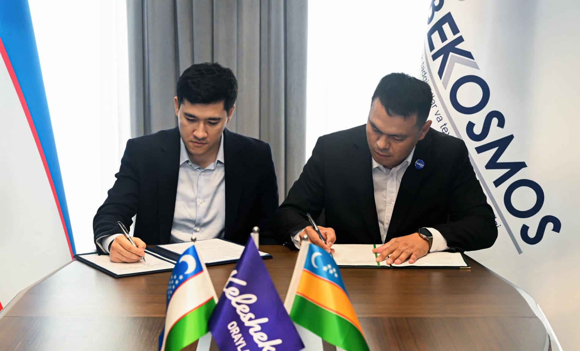 The Uzcosmos Agency and the "Kelajak" Center of the Republic of Karakalpakstan signed a memorandum of cooperation.