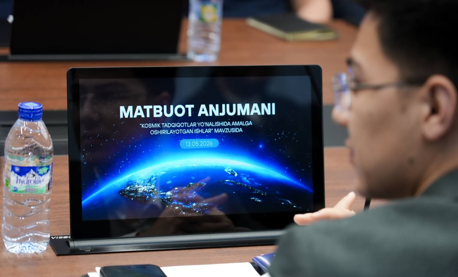 Космик тадқиқотлар йўналишида амалга оширилаётган ишлар” мавзусида матбуот анжумани