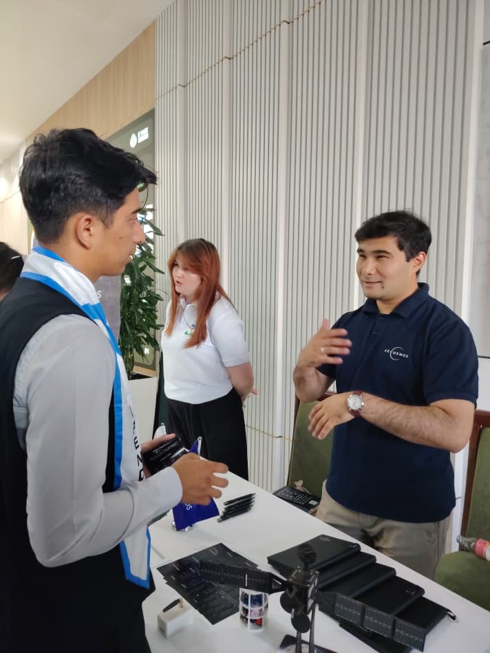An event titled "Day of Intercultural Dialogue and Intellectual Potential" was organized by the "Uzbekcosmos" Agency.