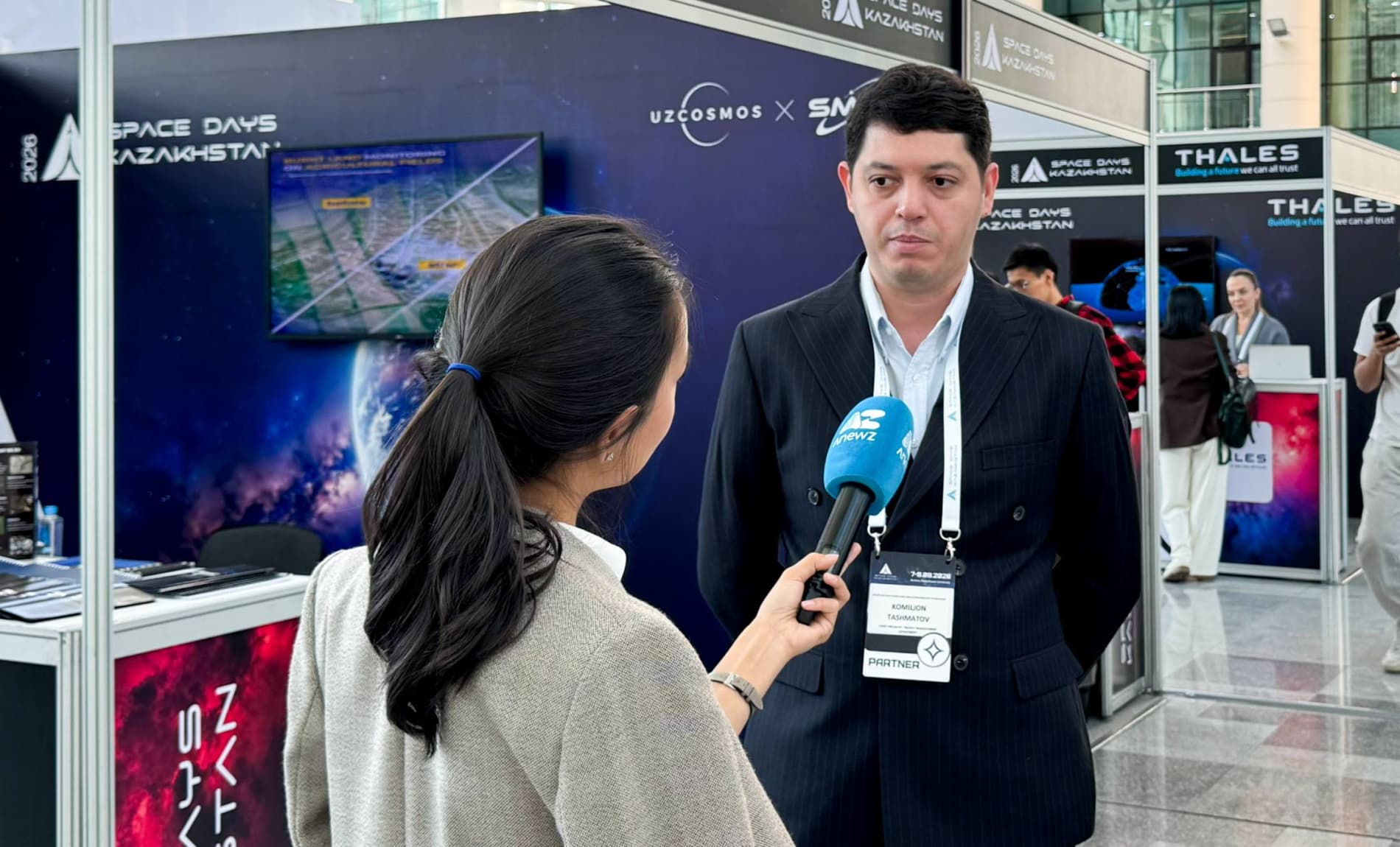 "Ўзбеккосмос" "Spacе Days Kazakhstan 2026" форумида