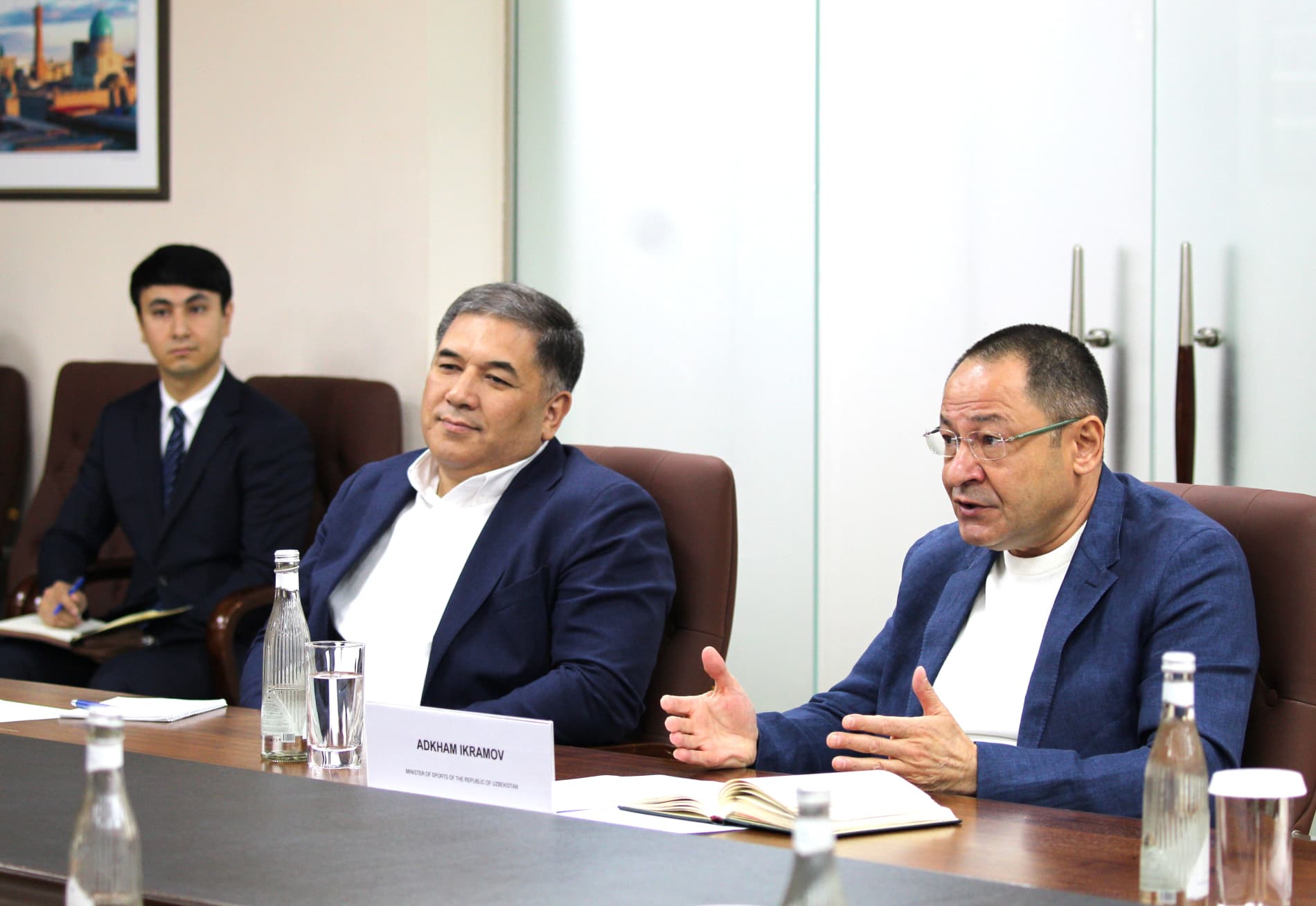 Sport vaziri Adkham Ikramov WADA vakillari bilan uchrashuv o‘tkazdi