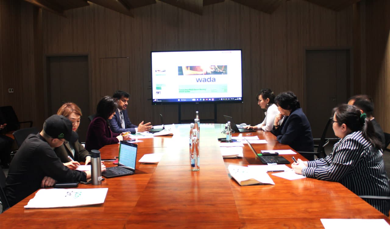 Markaziy Osiyo mintaqaviy antidoping agentligi (RADOCA)нинг hisobot yig‘ilishi o‘tkazildi